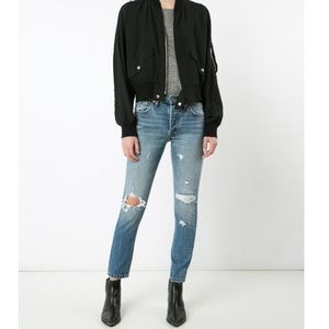 Levi's Blue Distressed Women Jeans